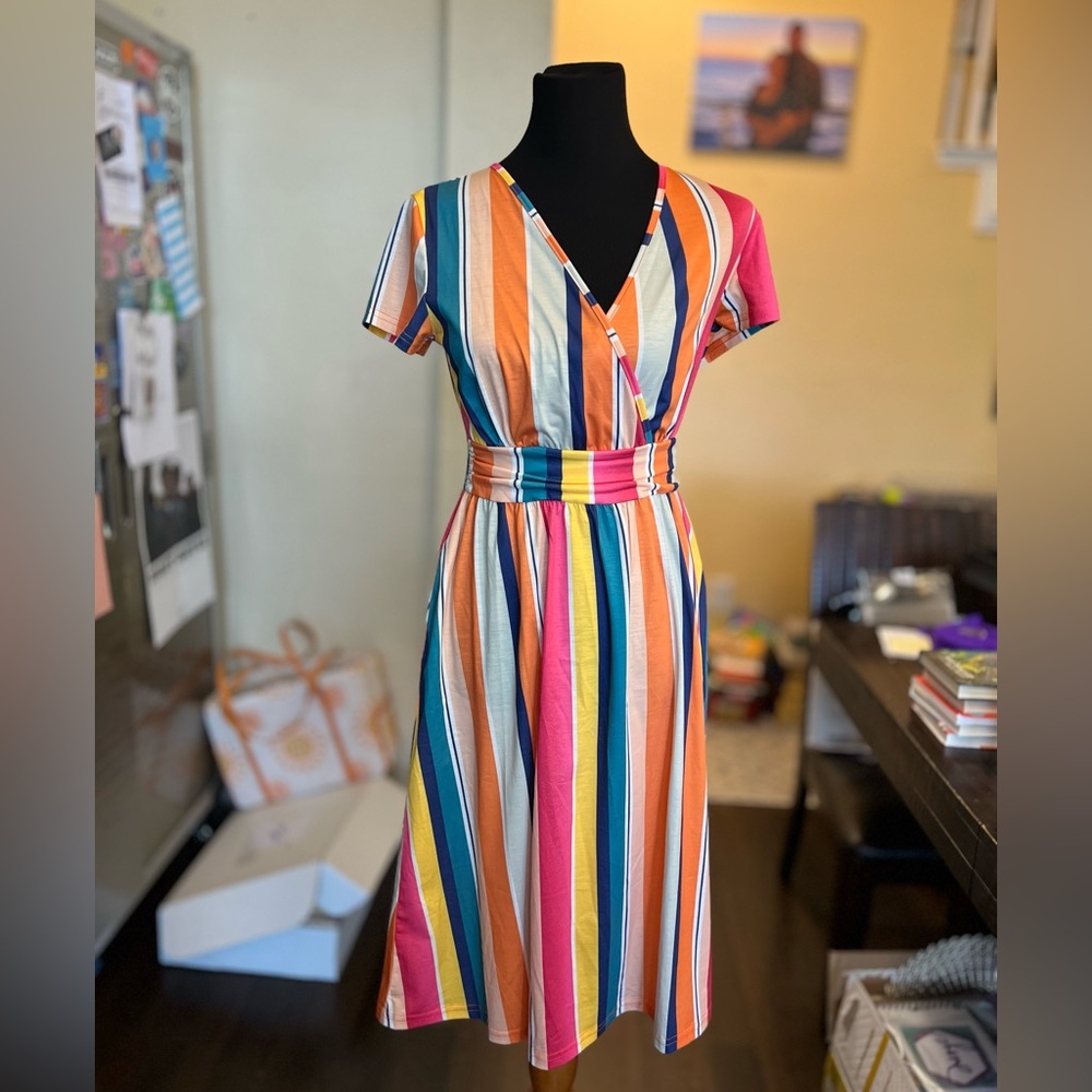 Vibrant vintage inspired Summer Dress